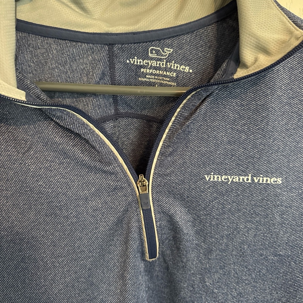 Vineyard Vines Navy Performance Pullover Large - image 1